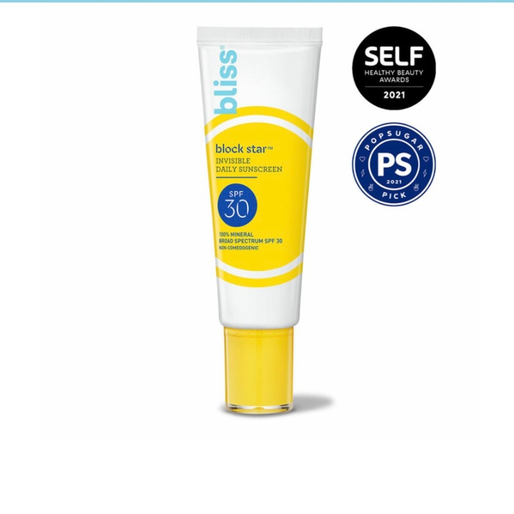 Bliss Blockstar invisible daily sunscreen SPF 30